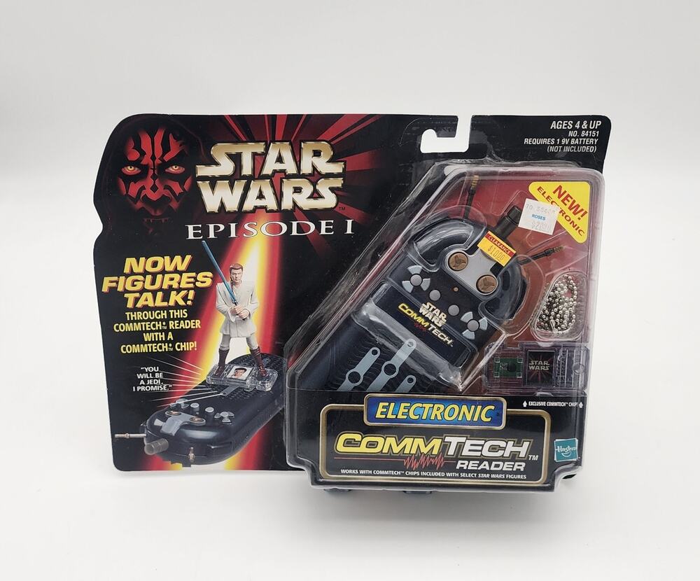 Hasbro Star Wars Episode I Electronic ComTech Reader Handheld Game 1998 NIB